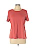 J.jill 100% Cotton Pink Short Sleeve T-Shirt Size XL (petite) - photo 1