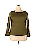 J.Crew Green Long Sleeve Top Size XXL - photo 1
