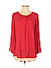 Vince Camuto 100% Polyester Red Long Sleeve Blouse Size S - photo 1
