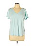 J.jill 100% Cotton Blue Short Sleeve T-Shirt Size XL (petite) - photo 1