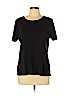 J.jill 100% Cotton Black Short Sleeve T-Shirt Size XL (petite) - photo 1