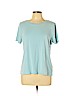 J.jill 100% Cotton Blue Short Sleeve T-Shirt Size XL (petite) - photo 1