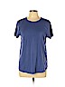 J.jill 100% Cotton Purple Short Sleeve T-Shirt Size XL (petite) - photo 1
