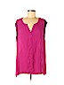 CAbi 100% Polyester Pink Sleeveless Blouse Size M - photo 1