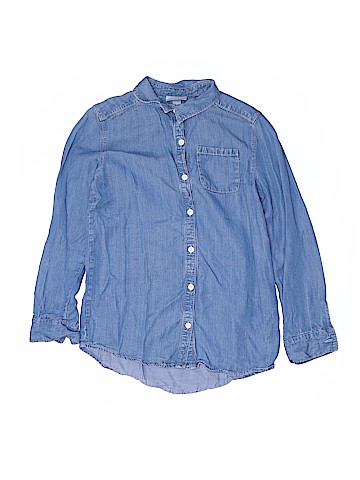 Cat & Jack Long Sleeve Button-Down Shirt (view 1)