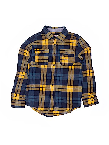 Cat & Jack Long Sleeve Button-Down Shirt (view 1)