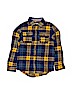Cat & Jack 100% Cotton Yellow Long Sleeve Button-Down Shirt Size M (youth) - photo 1