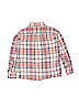 Gap Kids 100% Cotton Plaid Brown Long Sleeve Button-Down Shirt Size 6 - 7 - photo 2