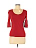 Armani Collezioni Red 3/4 Sleeve Top Size 4 - photo 1