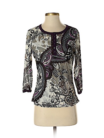 Tribal 3/4 Sleeve Blouse (view 1)