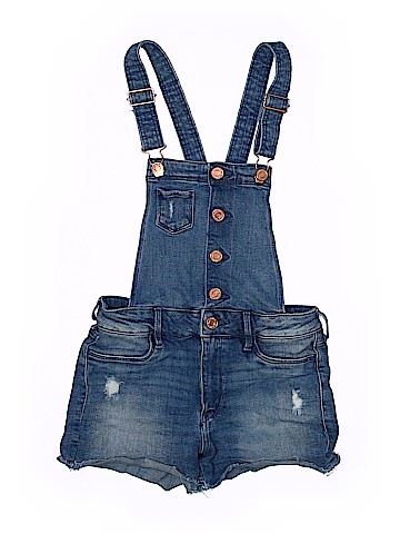 Denim Co Overall Shorts (view 1)