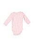 Carter's 100% Cotton Pink Long Sleeve Onesie 3-6 MO / 6 MO - photo 2