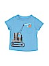 First Impressions 100% Cotton Graphic Blue Short Sleeve T-Shirt 9-12 MO / 12 MO - photo 1