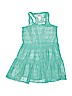 Cat & Jack Solid Green Dress Size 10 - 12 - photo 1