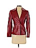 Classiques Entier 100% Leather Red Leather Jacket Size 0 (petite) - photo 1