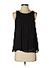 Lucky Brand 100% Rayon Black Sleeveless Blouse Size S - photo 1
