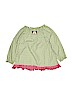 Beehave 100% Cotton Green Long Sleeve Blouse Size 7 - photo 2