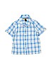 Gap 100% Cotton Blue Short Sleeve Button-Down Shirt Size 4 - photo 1