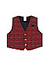 Happy Fella 100% Cotton Plaid Red Tuxedo Vest 18-24 MO / 24 MO - photo 1