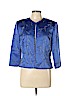 Zola Evening by David Minka 100% Polyester Blue Jacket Size 12 (petite) - photo 1