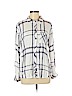 Rails 100% Rayon White Long Sleeve Button-Down Shirt Size M - photo 1