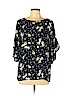 Ann Taylor LOFT Outlet 100% Polyester Blue 3/4 Sleeve Top Size L - photo 1