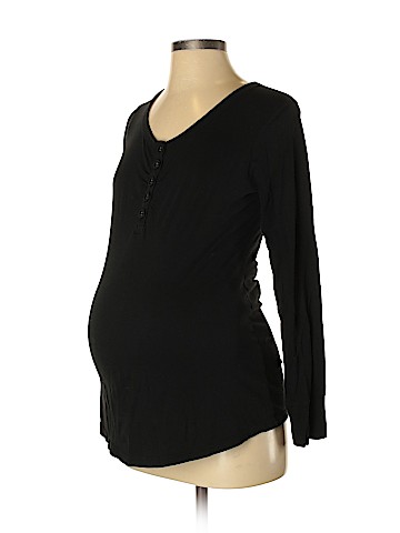 Liz Lange Maternity for Target Long Sleeve Henley (view 1)