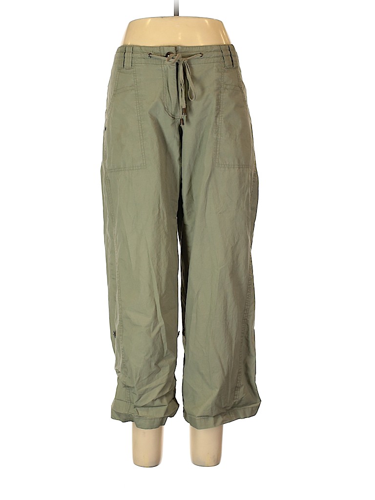 Mist 100% Cotton Solid Green Cargo Pants Size 14 - 77% off | thredUP