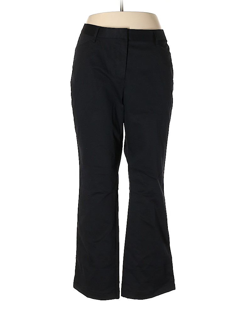 Lands' End Black Dress Pants Size 18 - photo 1