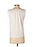 Ann Taylor LOFT White Sleeveless Top Size S (petite) - photo 2