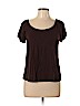 Cable & Gauge Brown Short Sleeve T-Shirt Size L (petite) - photo 1