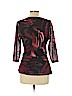 Coldwater Creek 100% Polyester Burgundy 3/4 Sleeve Top Size M - photo 2