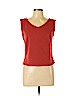 Akris Punto Orange Sleeveless Top Size 12 - photo 1