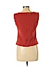 Akris Punto Orange Sleeveless Top Size 12 - photo 2