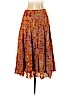Coldwater Creek 100% Nylon Orange Casual Skirt Size S (petite) - photo 2