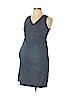 Old Navy - Maternity Blue Casual Dress Size XS - photo 1