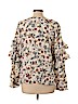 Sanctuary 100% Viscose Ivory 3/4 Sleeve Blouse Size XL - photo 2