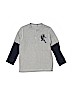 Gymboree 100% Cotton Solid Gray Long Sleeve Henley Size 6 - photo 1