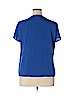 Calvin Klein Blue Short Sleeve Blouse Size XL - photo 2