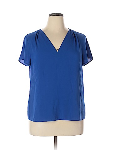 Calvin Klein Short Sleeve Blouse (view 1)