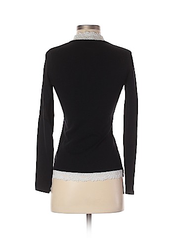 Style&Co Long Sleeve Silk Top (view 2)