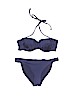 H&M Blue Two Piece Swimsuit Size 4 - photo 1