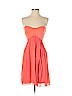 Diane von Furstenberg 100% Polyester Orange Casual Dress Size 2 - photo 1