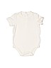 Ralph Lauren 100% Cotton Ivory Short Sleeve Onesie 3-6 MO / 6 MO - photo 1