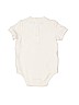 Ralph Lauren 100% Cotton Ivory Short Sleeve Onesie 3-6 MO / 6 MO - photo 2
