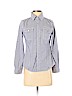 MICHAEL Michael Kors 100% Cotton Blue Long Sleeve Button-Down Shirt Size 4 (petite) - photo 1