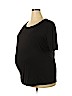 Gap - Maternity Black Short Sleeve T-Shirt Size XXL - photo 1
