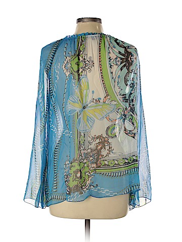 Hale Bob 3/4 Sleeve Silk Top (view 2)