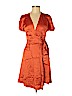 Banana Republic 100% Silk Orange Casual Dress Size 6 (petite) - photo 1