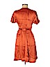 Banana Republic 100% Silk Orange Casual Dress Size 6 (petite) - photo 2